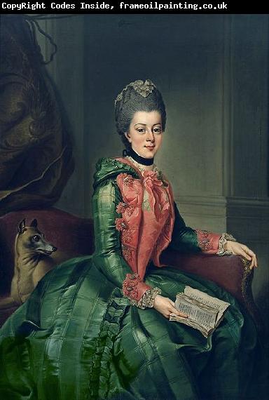 Johann Georg Ziesenis Portrait of Princess Frederika Sophia Wilhelmina